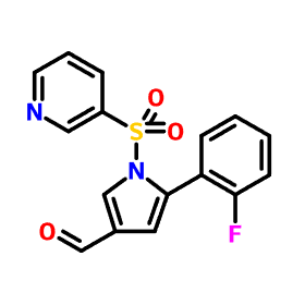 881677-11-8 1H-Pyrrol-3-carboxaldehyd, 5-(2-Fluorphenyl)-1-(3-Pyridinylsulfonyl)-