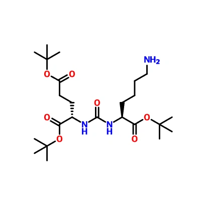 CAS-1025796-31-9|(S)-Di-tert-butyl 2-(3-((S)-6-amino-1-(tert-butoxy)-1-oxohexan{{10} }Yl)Ureido)Pentandioat