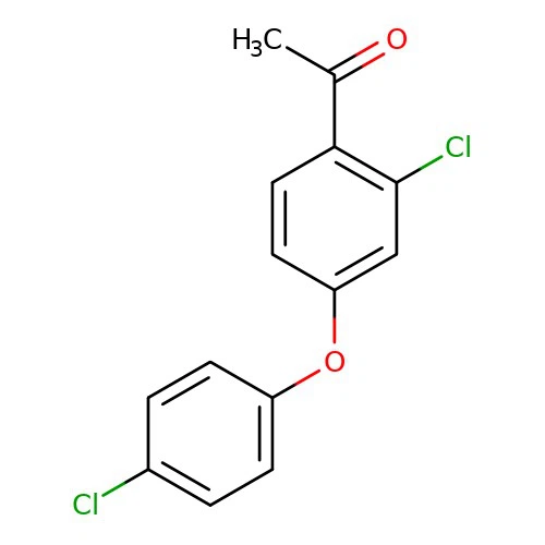 CAS:119851-28-4|1-[2-Chlor-4-(4-Chlorphenoxy)phenyl]ethan-1-eins