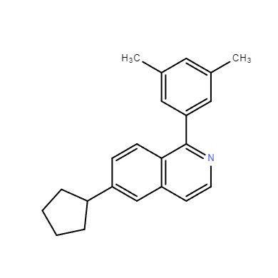 CAS:2122870-54-4|6-cyclopentyl-1-(3,5-dimethylphenyl)isochinolin