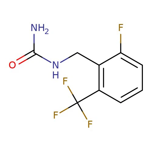CAS:830346-46-8|1-(2-Fluor-6-(trifluormethyl)benzyl)harnstoff