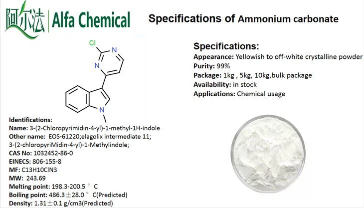 CAS No: 1032452-86-0 3-(2-Chloropyrimidin-4-yl)-1-methyl-1H-indole