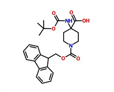 CAS 368866-07-3 4-(Boc-amino)-1-Fmoc-piperidin-4-carbonsäure