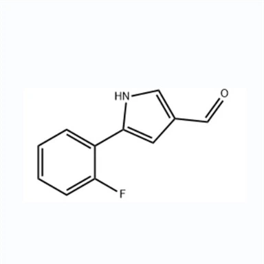 CAS-Nr.: 881674-56-2 5-(2-Fluorphenyl)-1H-pyrrol-3-carbaldehyd