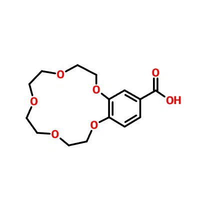 CAS:56683-55-7|2,3,5,6,8,9,11,12-Octahydrobenzo[b][1,4,7,10,13]pentaoxacyclopentadecin-15-carbonsäure