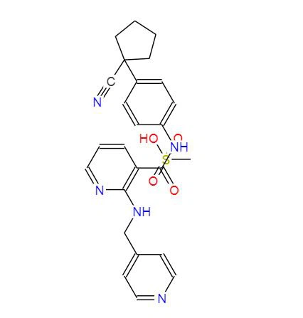 CAS:1218779-75-9丨N-[4-(1-Cyanocyclopentyl)phenyl]-2-[(4-Pyridinylmethyl)amino]-3-Pyridincarboxamid Methansulfonat