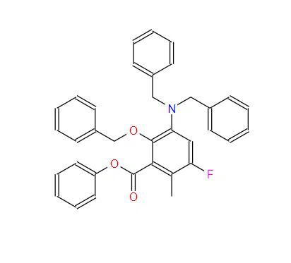 CAS:1253799-29-9丨2-Benzyloxy-3-dibenzylaMino-5-fluor-6-Methylbenzoesäurephenylester