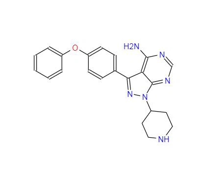 CAS:330785-90-5丨3-(4-Phenoxyphenyl)-1-(4-Piperidinyl)-1H-Pyrazolo[3,4- d]pyrimidin-4-amin