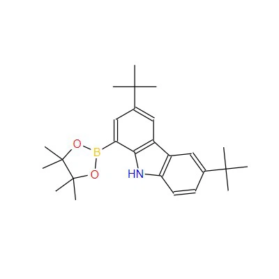 CAS:1510810-80-6|3,6-Di-tert-butyl-1-(4,4,5,5-tetramethyl-1,3,2-dioxaborolan-2-yl )-9H-Carbazol