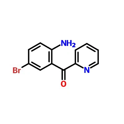 CAS:1563-56-0|(2-Amino-5-bromphenyl)(pyridin-2-yl)methanon